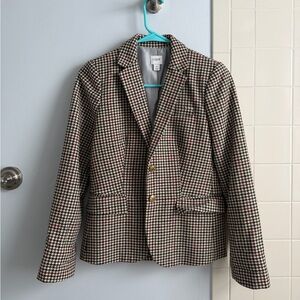 J.Crew NWOT Houndstooth Schoolboy Blazer 🧸